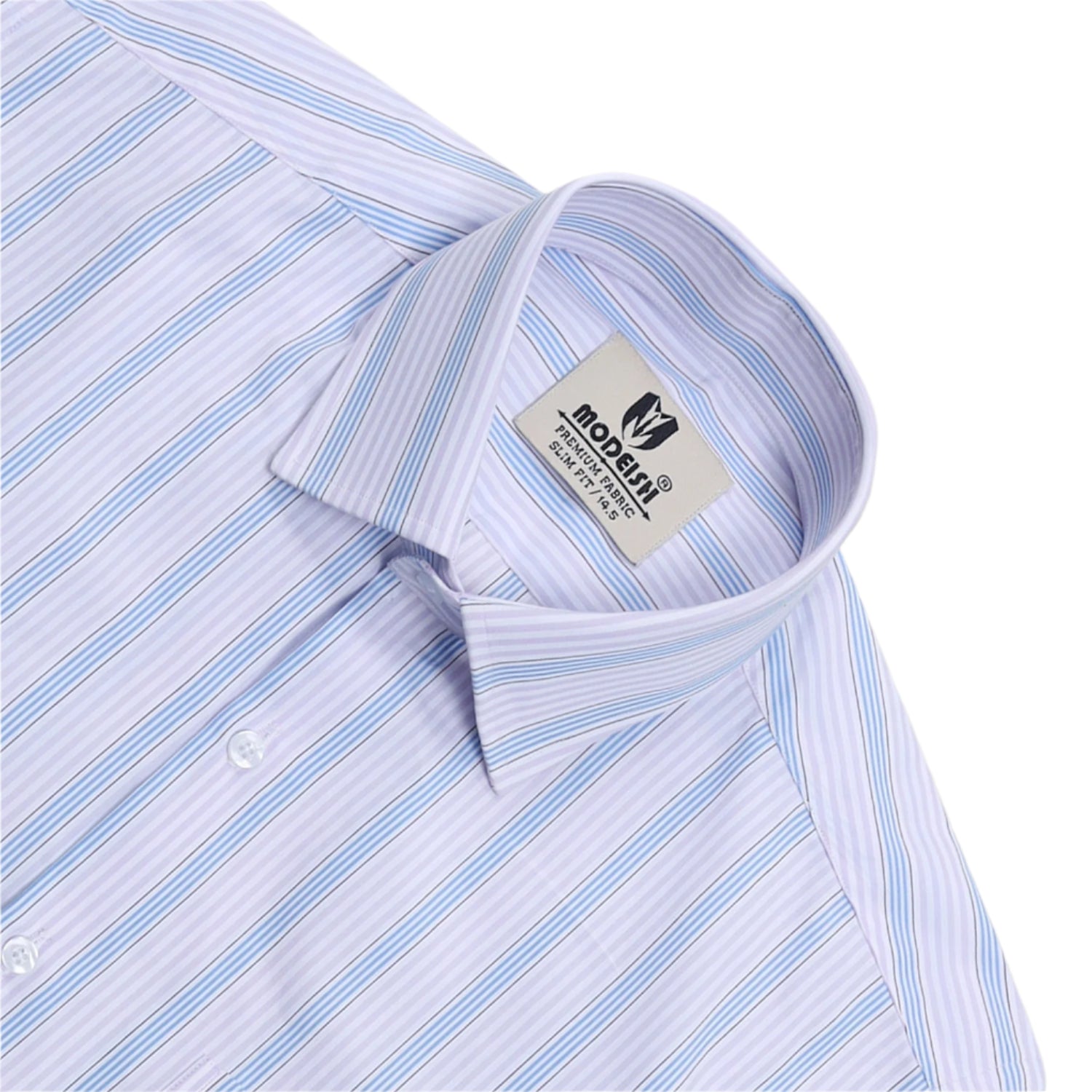 Blue Grey Formal Shirt for Men