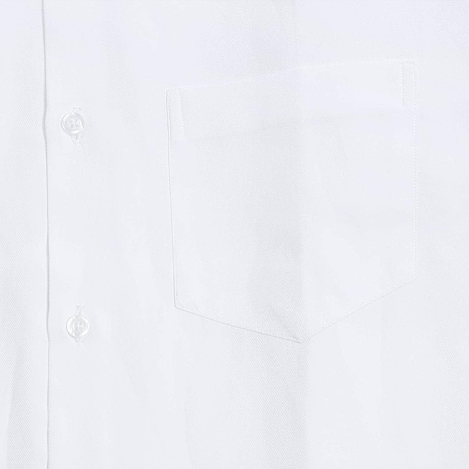 White Textured Shirt with Long Sleeves & Adjustable Cuffs