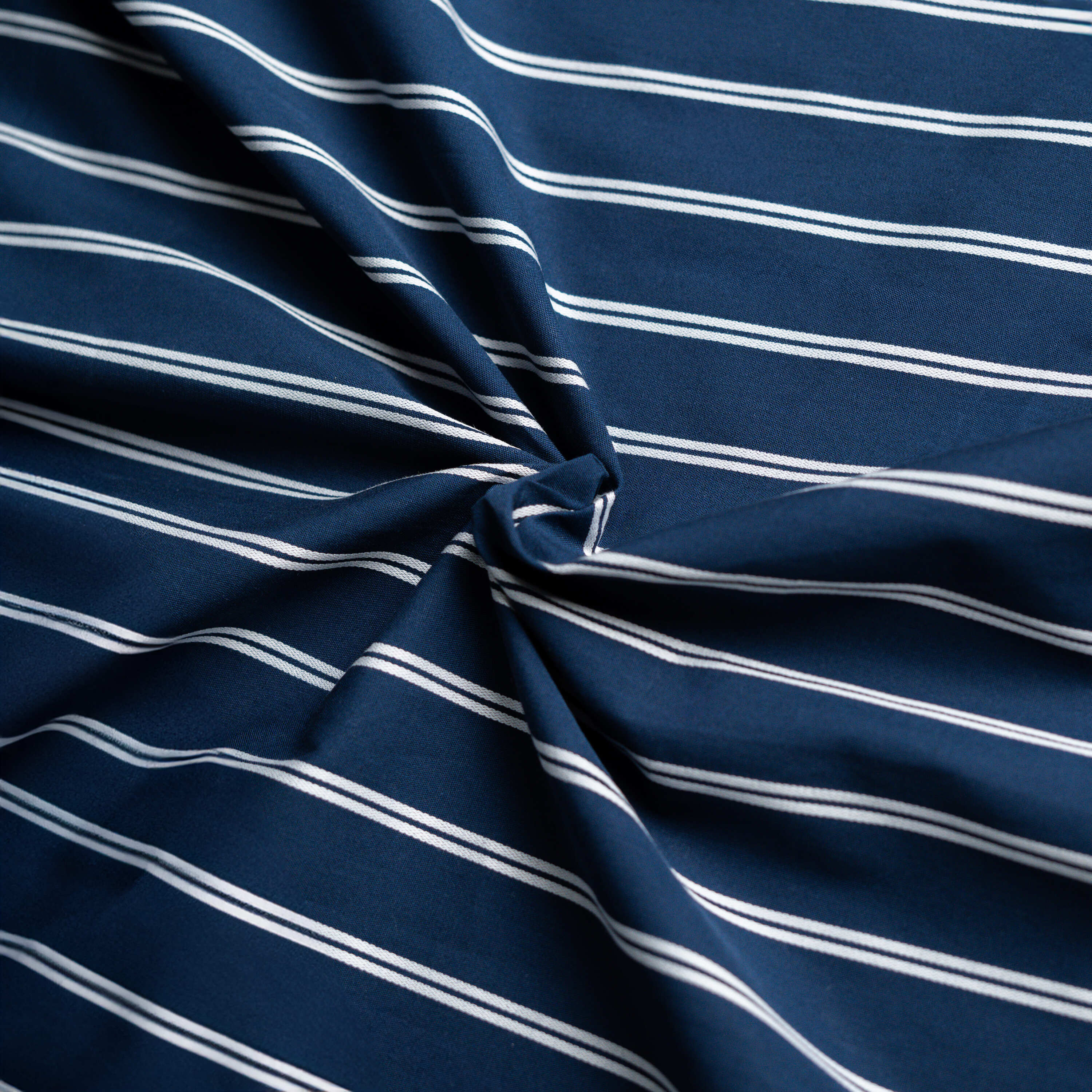Navy White Stripes Shirt