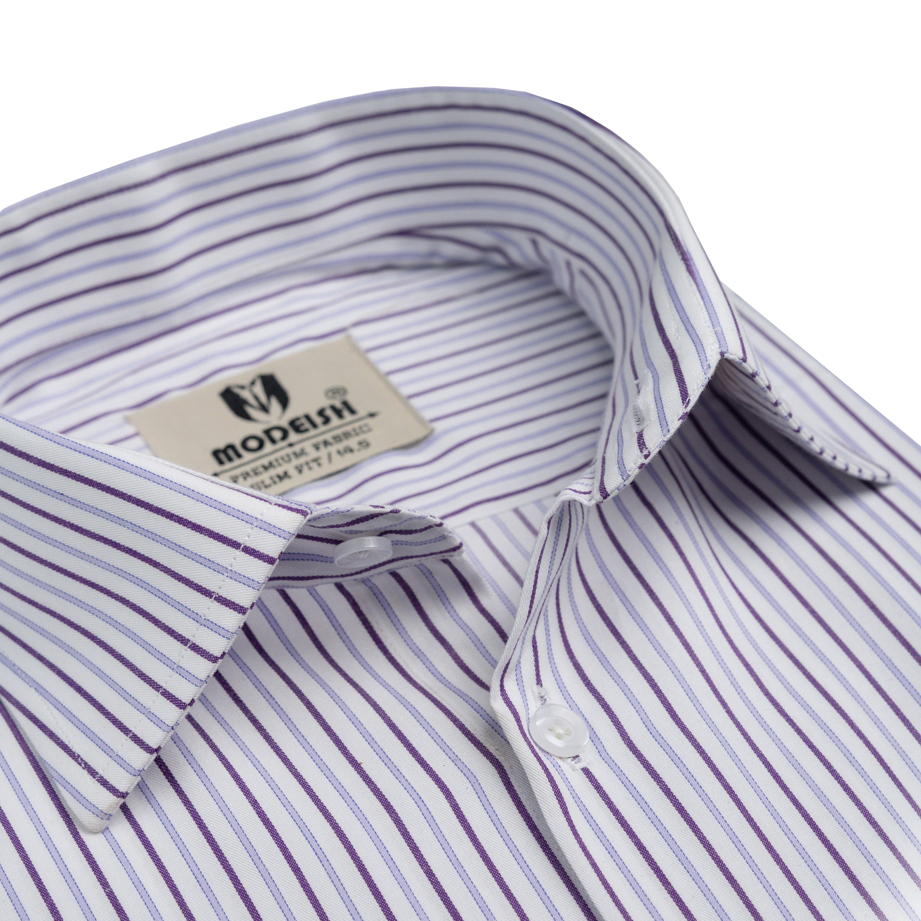 Purple Striped Shirt