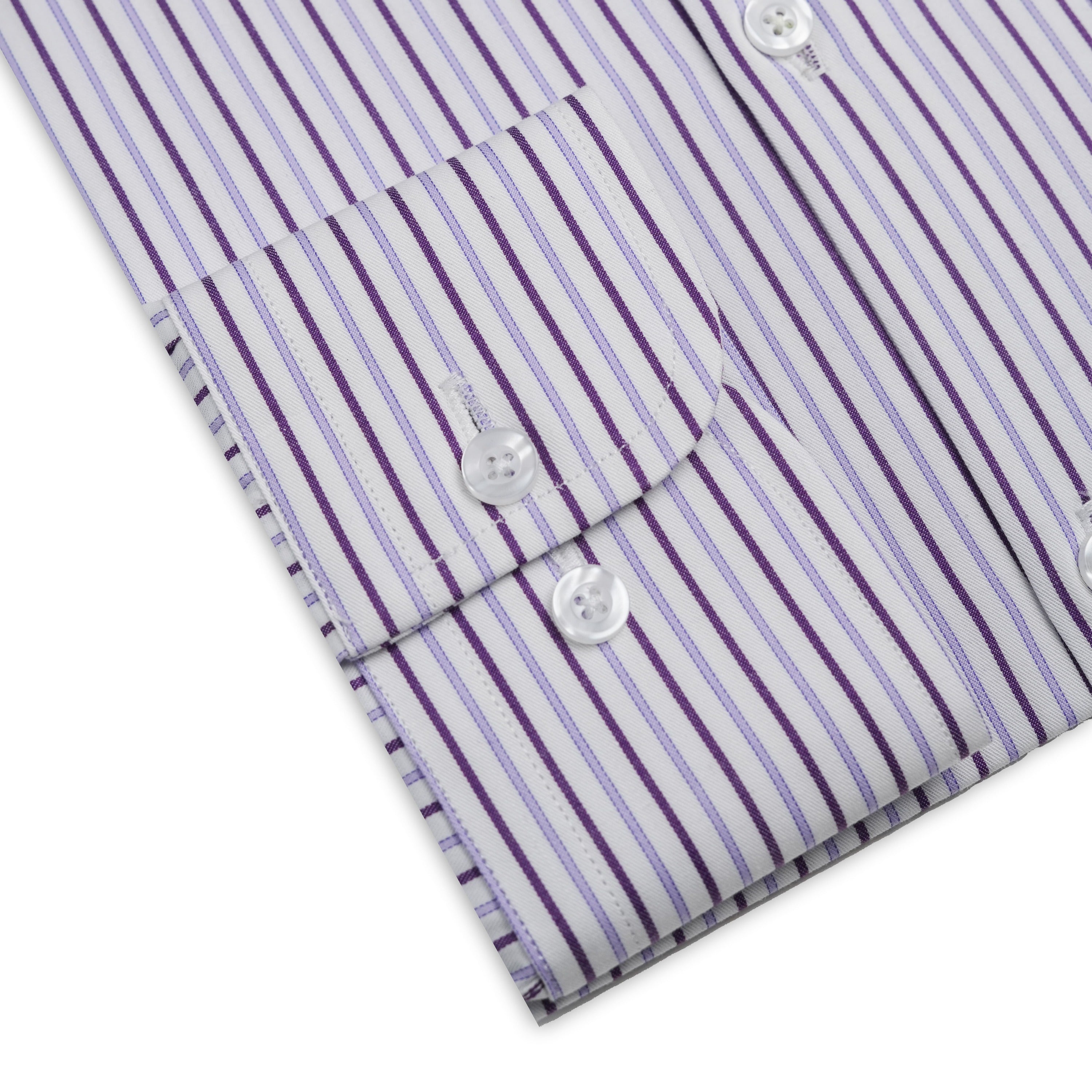 Purple Striped Shirt
